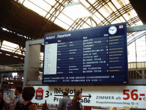 ドレスデンのハウプトバンホフ（メインの駅）