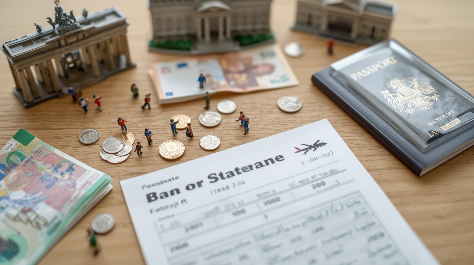 ドイツワーホリビザ取得には残高証明が必要です