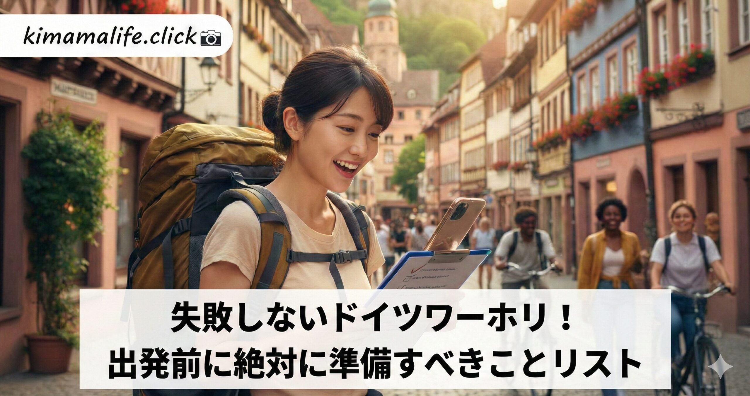失敗しないドイツワーホリ！出発前に絶対に準備すべきことリスト