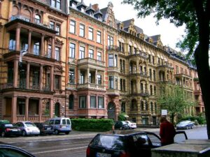著者撮影:ヴィースバーデン街並み