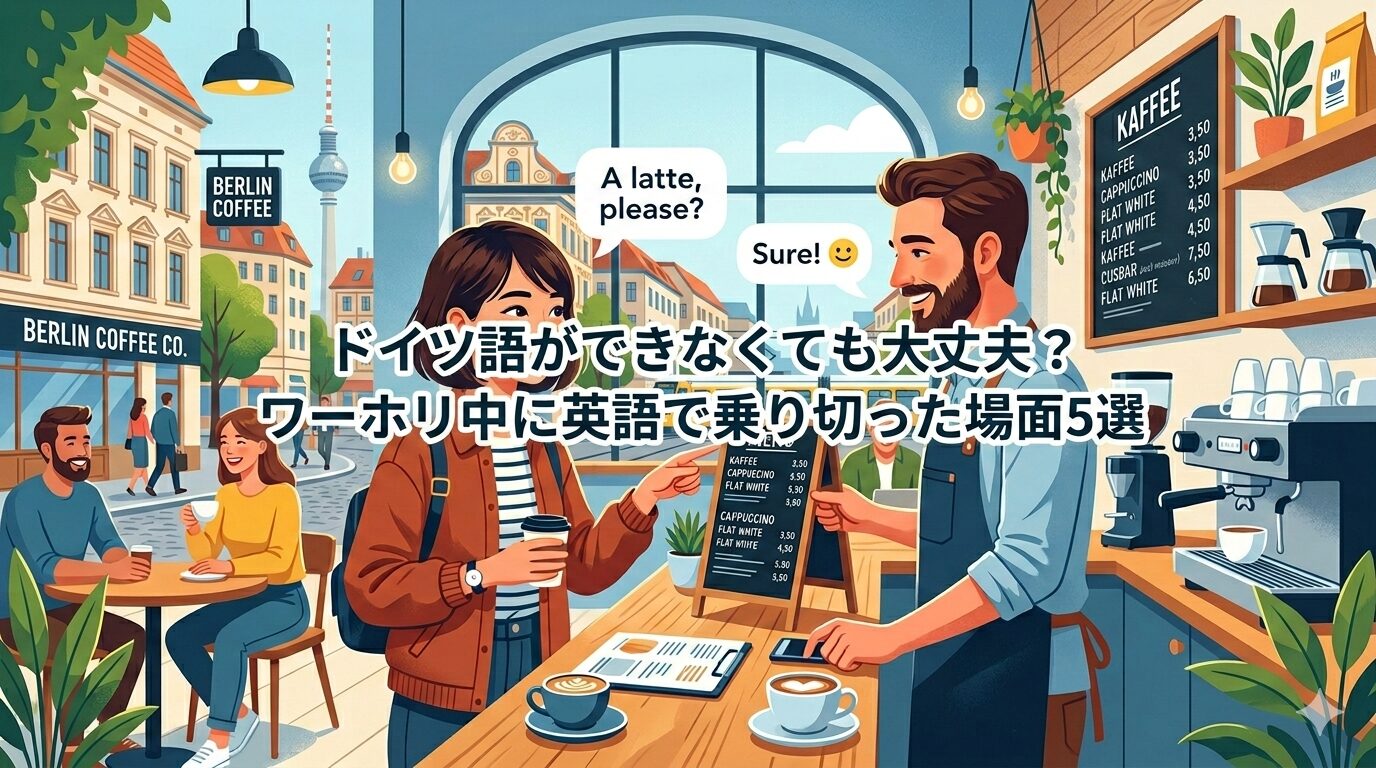 ドイツ語ができなくても大丈夫？ワーホリ中に英語で乗り切った場面5選